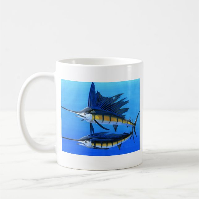 Vinnande konst av B. Göra till kung - klass 9 Kaffemugg (Vänster)