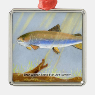 Vinnande konst av C. Nudo Gradera 6 Julgransprydnad Metall