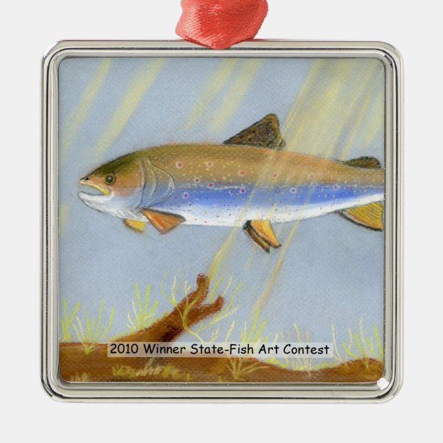 Vinnande konst av C. Nudo Gradera 6 Julgransprydnad Metall (Framsidan)