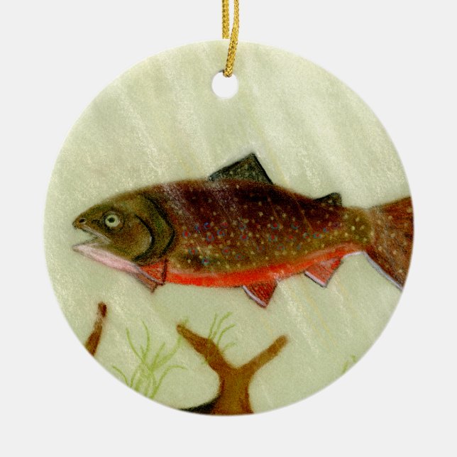 Vinnande konst av C. Nudo - klass 7 Julgransprydnad Keramik (Framsidan)