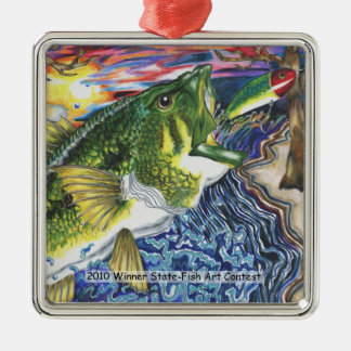 Vinnande konst av J. Skeppare Gradera 10 Julgransprydnad Metall