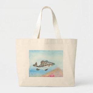 Vinnande konstverk av E. Saliga, klass 5 Jumbo Tygkasse