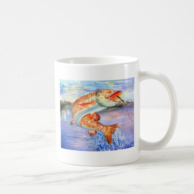 Vinnande konstverk av H. Kim, klass 11 Kaffemugg (Höger)