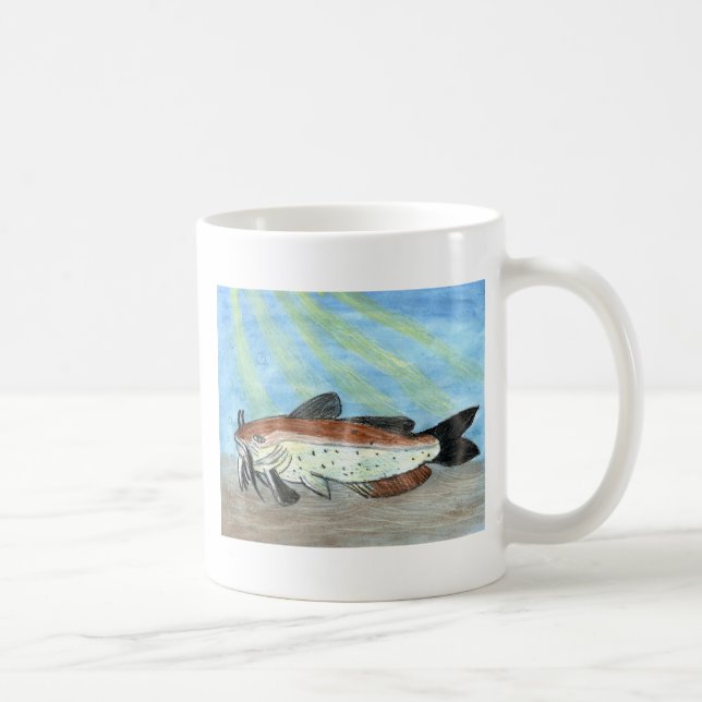 Vinnande konstverk av S. Carter, klass 6 Kaffemugg (Höger)