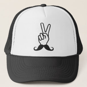 Vinnande mustaschhatt keps