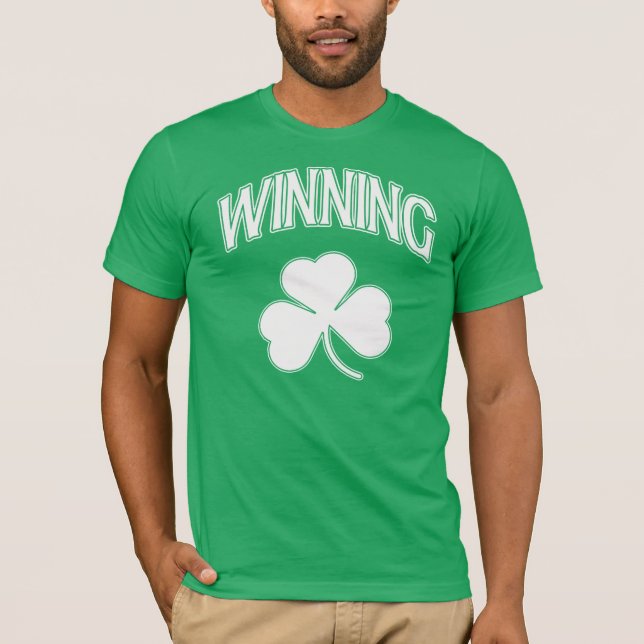 Vinnande Shamrock Tee (Framsida)