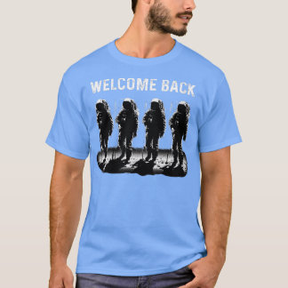 Vinnare 2024 Måne landning Uppdrag Astronaut Plane T Shirt