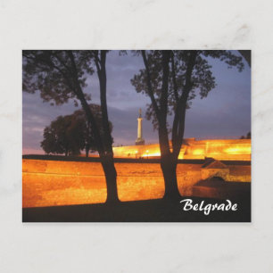 vinnare av Belgrads monument på vykort
