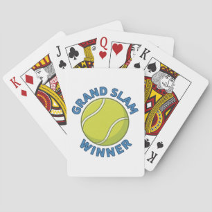 Vinnare av Grand Slam Tennisboll Sportmästare Casinokort