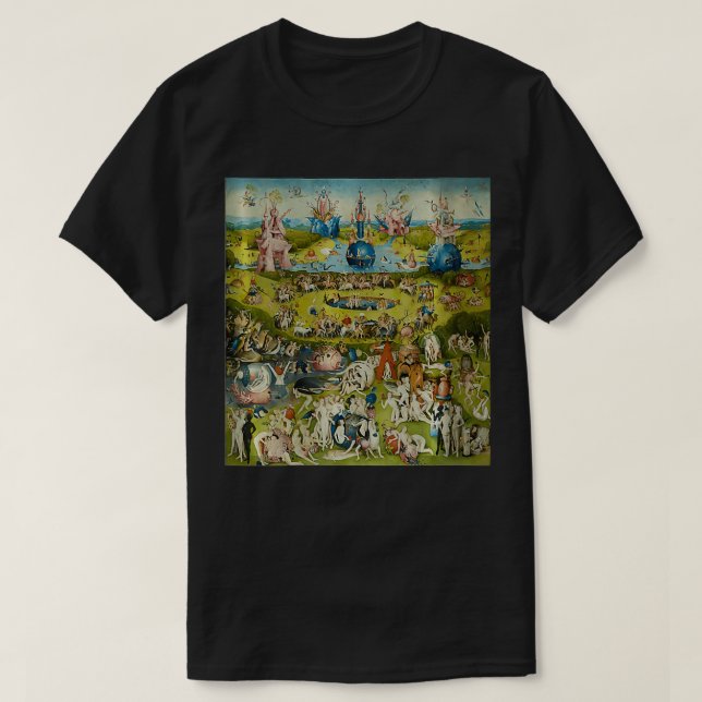 Vinnare av jordens trädgård lyser Hieronymus B T Shirt (Design framsida)
