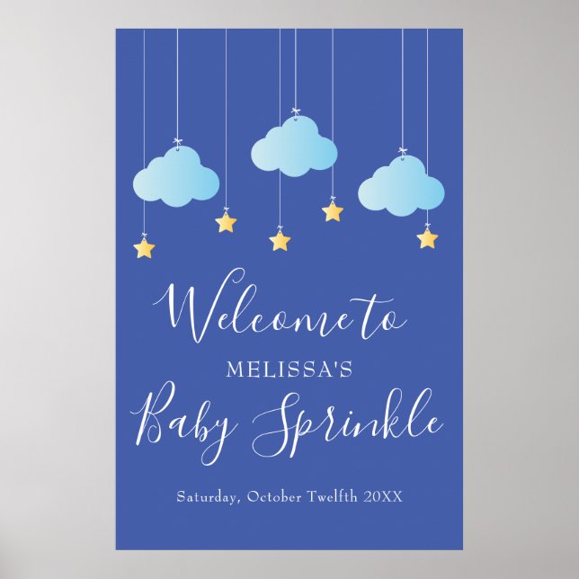 Vinnare av skrynklingssprinkler i Baby / Shower Vä Poster (Framsidan)