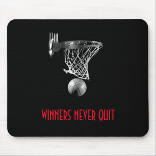Vinnare avslutar aldrig basket musmatta