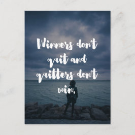 Vinnare avslutar inte offert vykort