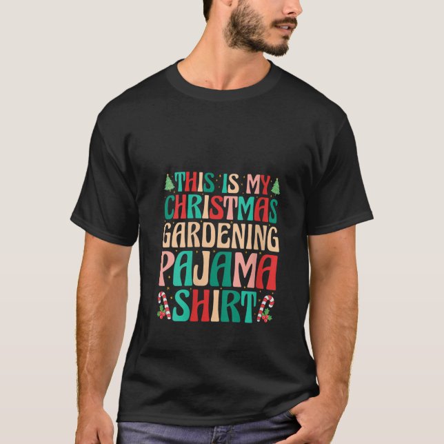 Vinnare Det här är min  Jul Pajama Shirt T (Framsida)