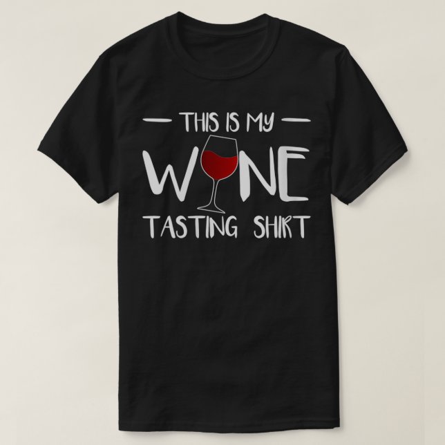 Vinnare Det här är min Vin-provsmakande Kork Vino  T Shirt (Design framsida)