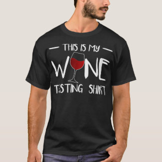 Vinnare Det här är min Vin-provsmakande Kork Vino T Shirt