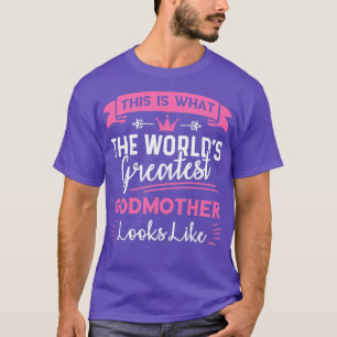 Vinnare detta är vad världens största gudmor är t shirt