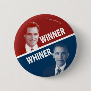 Vinnare eller Whiner Romney Vs Obama Knapp