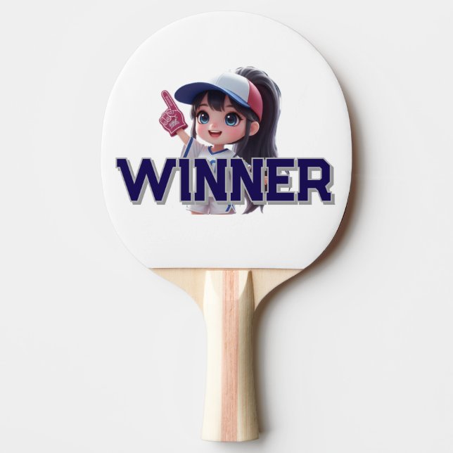 vinnare fan sport dall pingisracket (Framsidan)