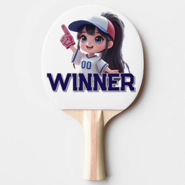 vinnare fan sport dall pingisracket (Framsidan)