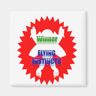 VINNARE - flyginstinkter Magnet