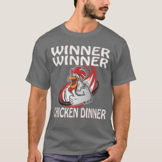 Vinnare Förlorare TV-spel Chicken Dinner Spelare T Shirt
