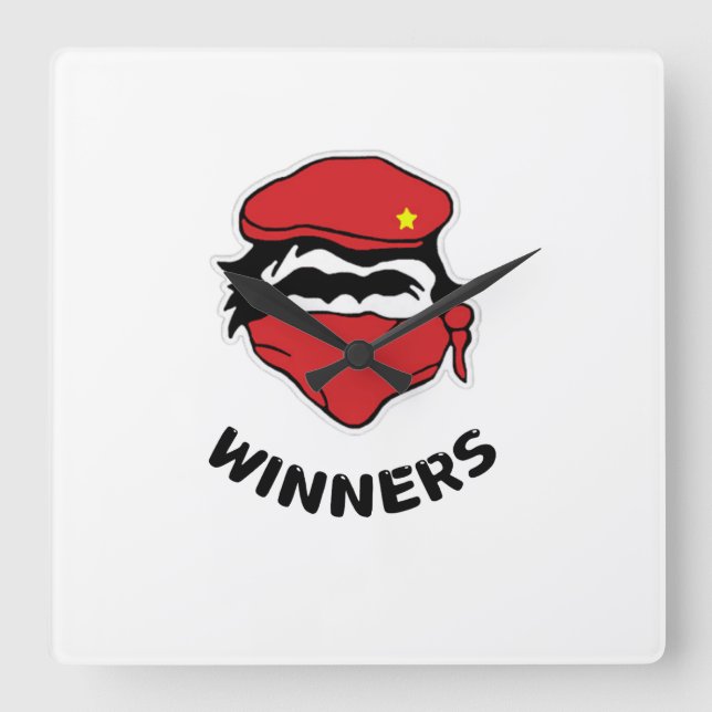 Vinnare Fyrkantig Klocka (Framsida)