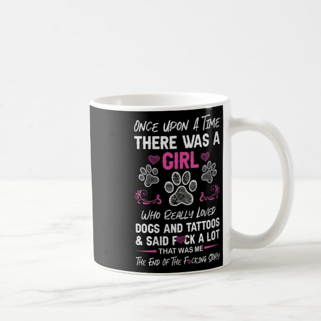 Vinnare Gångar när det var en flicka och en Hund Kaffemugg (Höger)