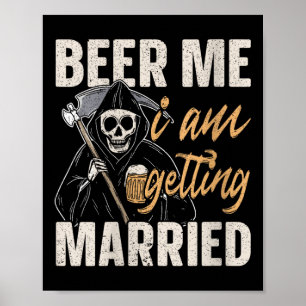 Vinnare har jag Gifta sig Groom Bride Pa Poster