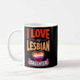 Vinnare i Kärlek Min Lesbisk Dotter Proud Lgbtq Ma Kaffemugg