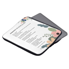 Vinnare i Kärlek och livmoderlig Dikt Poetry Laptop Fodral