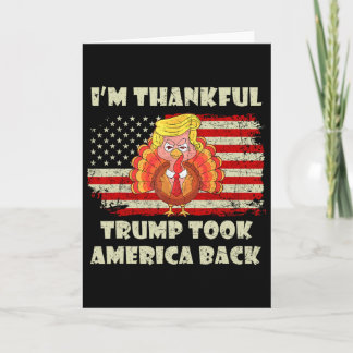 Vinnare Jag är tacksam Trump vann Tog Amerika Ck Ä Kort