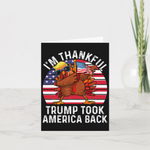 Vinnare Jag är tacksam Trump vann Tog Amerika till Kort