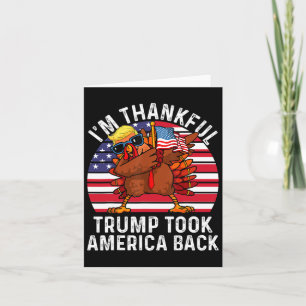 Vinnare jag är tacksam Trump Won Took America Ck T Kort