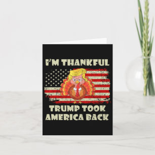 Vinnare jag är tacksam Trump Won Took America Ck T Kort