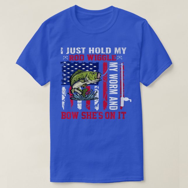 Vinnare jag bara håller min rod Wigggla Mask och B T Shirt (Design framsida)
