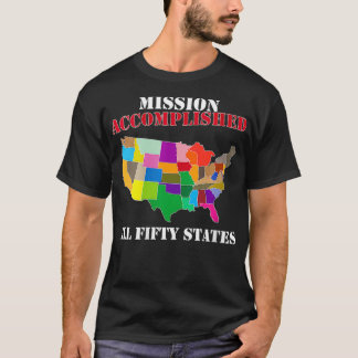 Vinnare jag gjorde det Besök alla 50 amerikanska s T Shirt