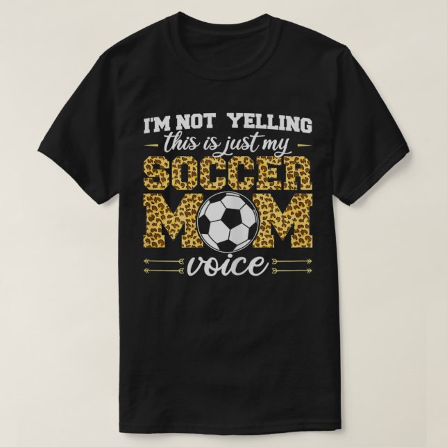Vinnare jag inte skriker Det här är bara min fotbo T Shirt (Design framsida)