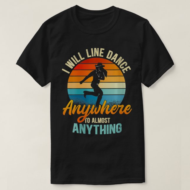 Vinnare jag ska följa med i Dance var som helst ti T Shirt (Design framsida)