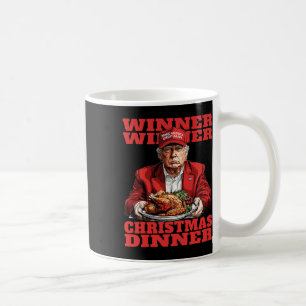 Vinnare jul - middag Funny Trump Julafton Sa Kaffemugg