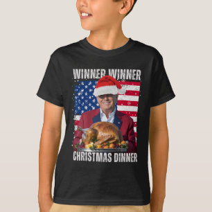 Vinnare jul Middag Humor Funny Trump X T Shirt
