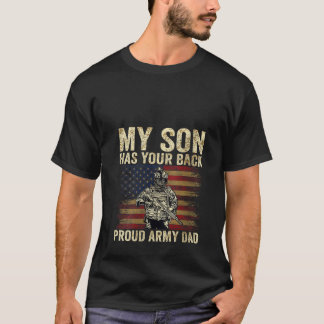 Vinnare min son har din bakåtstolta armé Pappa Vet T Shirt