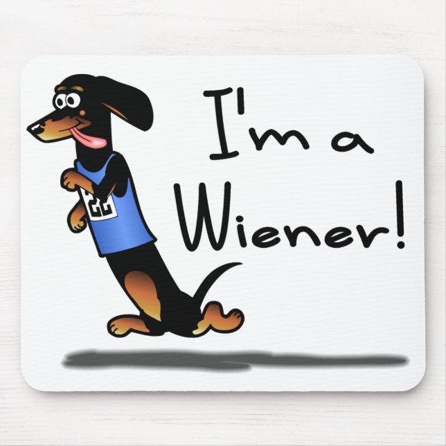 Vinnare Mousepad för Wienerhundtävling Musmatta (Framsidan)