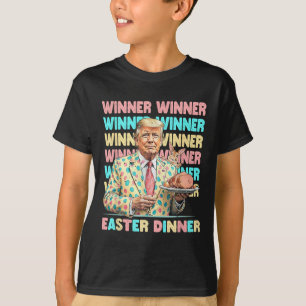 Vinnare Påsk Middagar Trumps Bunny Rabbit Resu T Shirt