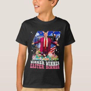 Vinnare Påskmiddag Trump Kanin Jakt Ägg Glad E T Shirt
