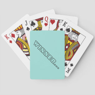 Vinnare...Pokerspelkort Spelkort