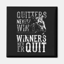 Vinnare slutar aldrig med inspirationshästmagnet magnet