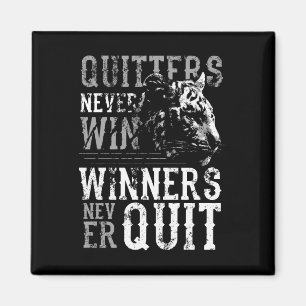 Vinnare slutar aldrig med inspirationshästmagnet magnet