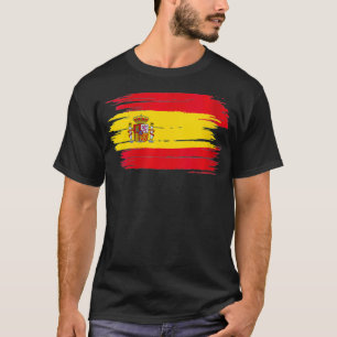 Vinnare Spanien Barcelona Flagga Madrid Land T Shirt