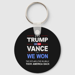 Vinnare Trump Vance Vi Vann Tog Byck America Keeps Nyckelring